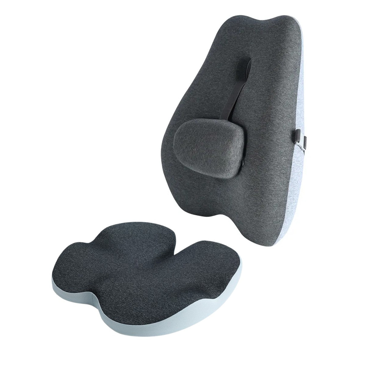 Premium Memory Foam Back Lumbar Support Seat Cushion Pad