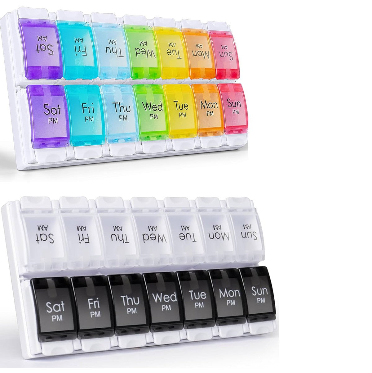 Medicine Case Box Weekly Pill Organizer Box Reminder And Planner Portable Pill Box