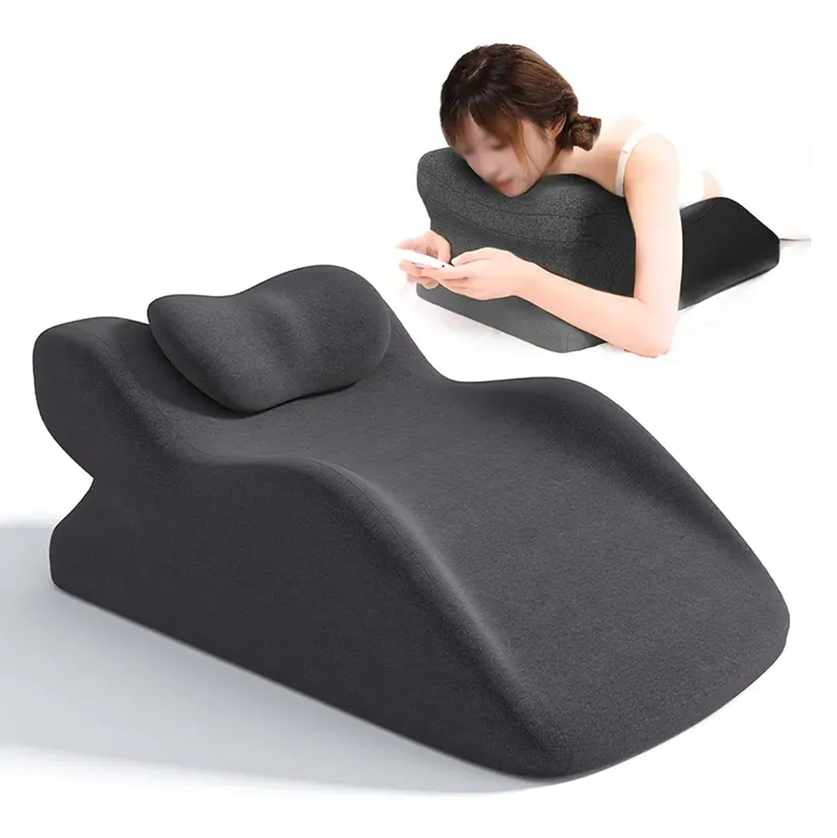 Multifunctional Lying Pillow, Lumbar Support Pillow, Wedge Pillow, Relaxing Cushion For Sitting Reading