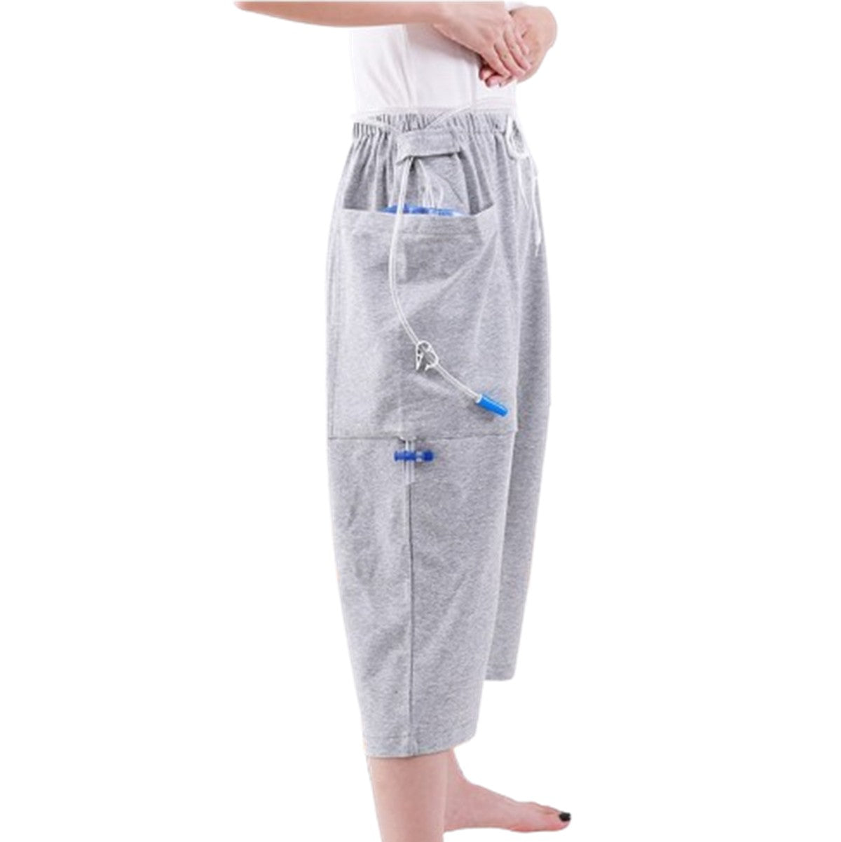 Urine Catheter Pants Incontinence Pants Trousers With Hidden Urine Bag (1 Side)