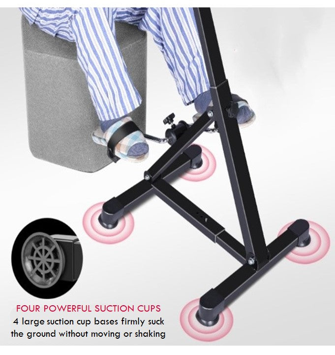 Hands and Legs Foldable Pedal Exerciser Bike Fitness Upper Lower Limb Rehabilitation Bicycle