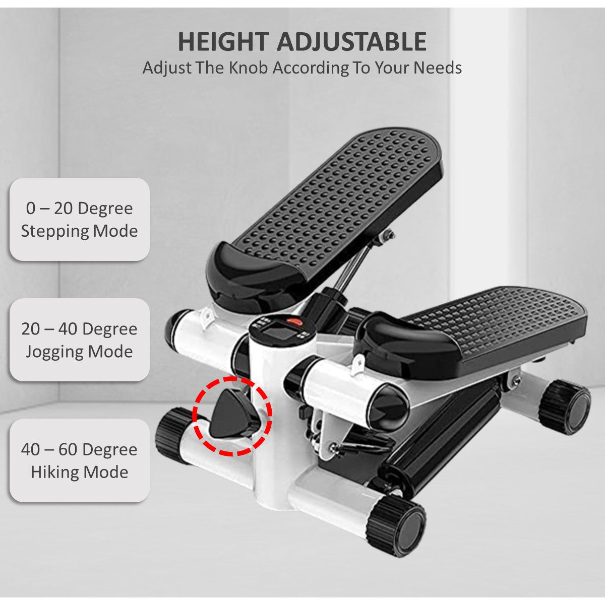 Mini Stepper With LCD Monitor Portable Fitness Exercise Equipment