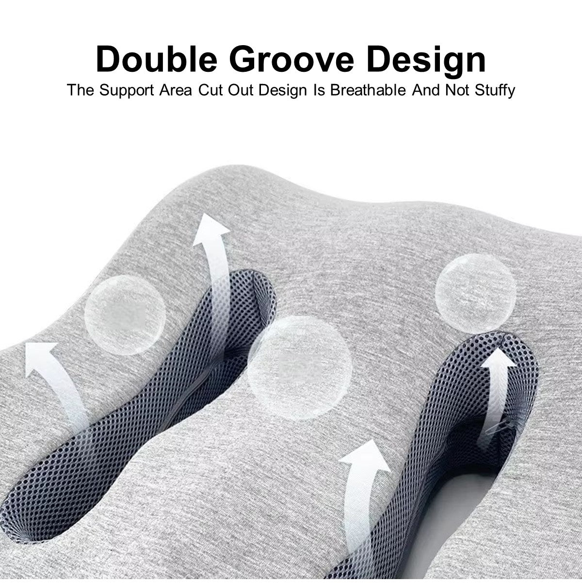 Memory Foam Leg Support Pillow, Leg Elevation Pillow for Sleeping, Swelling, Rest, Reading