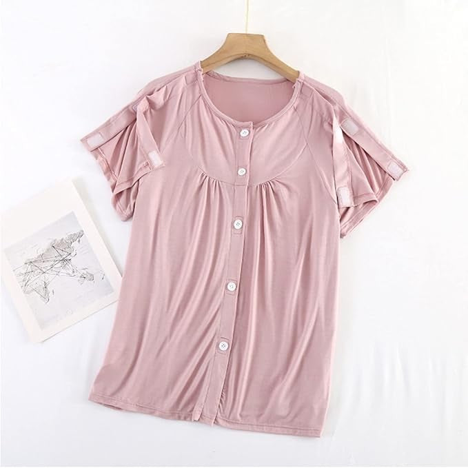 tients Nursing Clothes Men Ladies For Disability Dialysis Fracture Patient Elderly (Short Pants And Shirt)