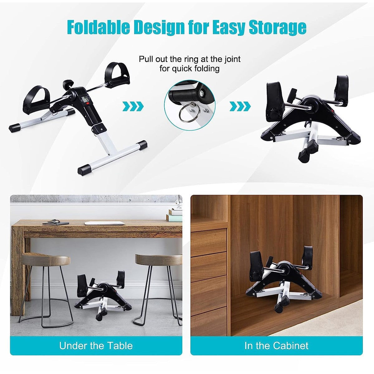 Pedal Exerciser Sports Fitness Physio Equipment with Electronic Display
