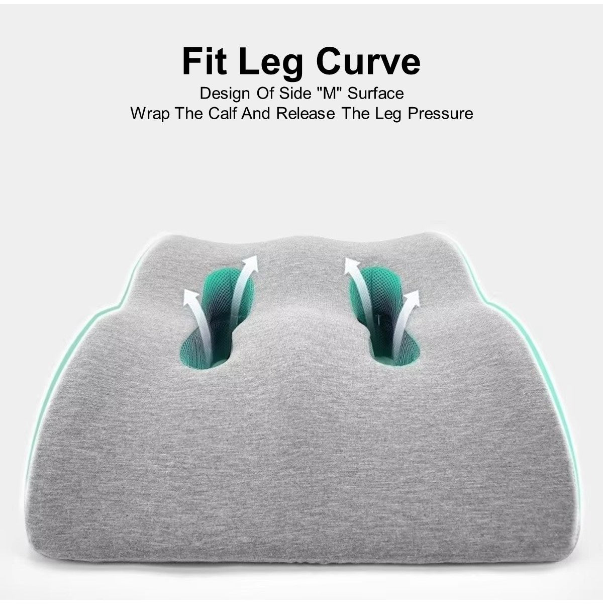 Memory Foam Leg Support Pillow, Leg Elevation Pillow for Sleeping, Swelling, Rest, Reading