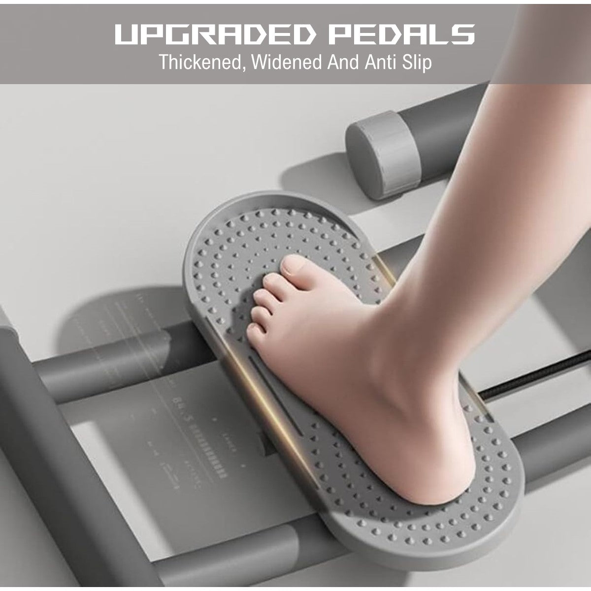 2 In 1 Foldable Leg Sliders Home Gym Equipment With Adjustable Handrail | Home Ski Machine Leg Exercise Machine