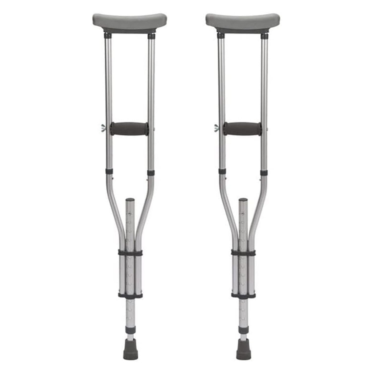 Foldable Underarm Crutches With Height Adjustment (A Pair)