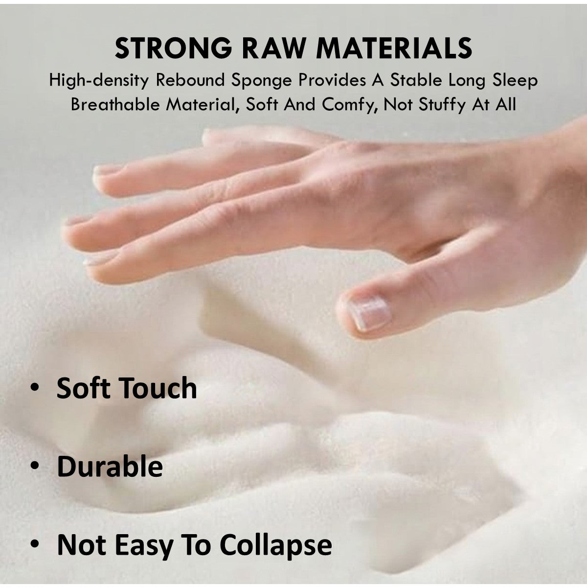 Four Fold Mattress Multifunctional Portable Folding Bed Lightweight Reclining Bed