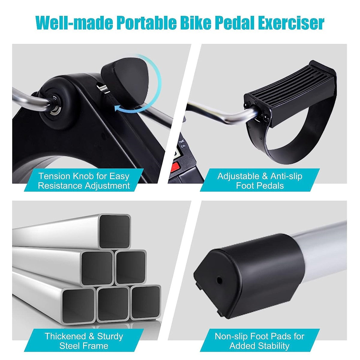 Pedal Exerciser Sports Fitness Physio Equipment with Electronic Display