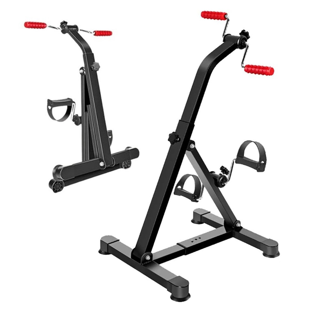 arm pedal bicycle Hands and Legs Foldable Pedal Exerciser Bike Fitness Upper Lower Limb – TheCaringHut