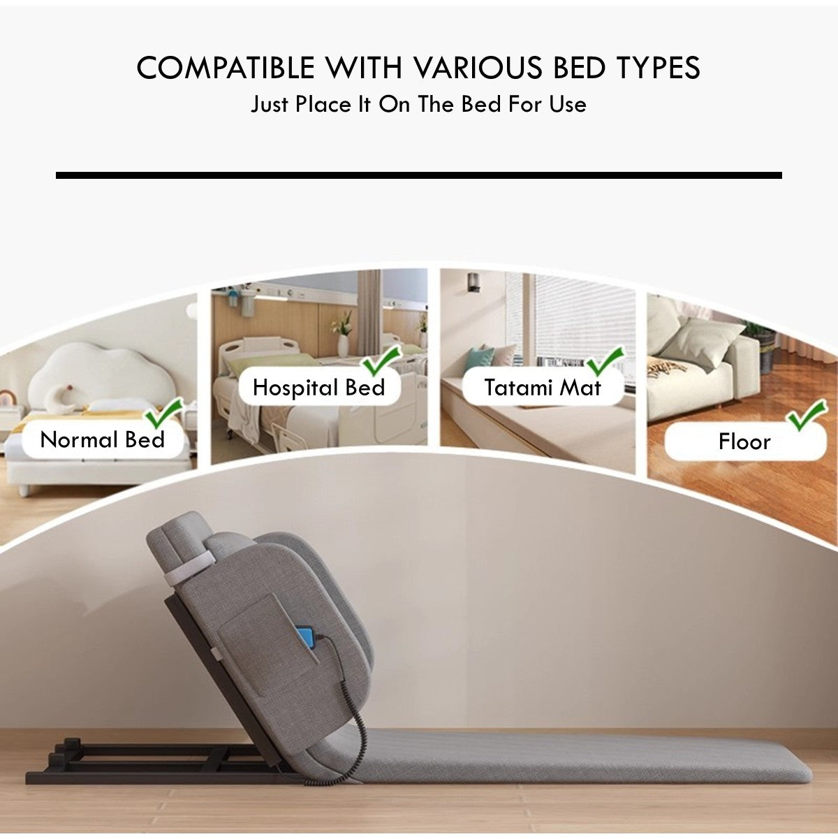 DIY Electric Nursing Bed Paralyzed Patients Pregnant Women Elderly Automatic Mattress Back Lifting