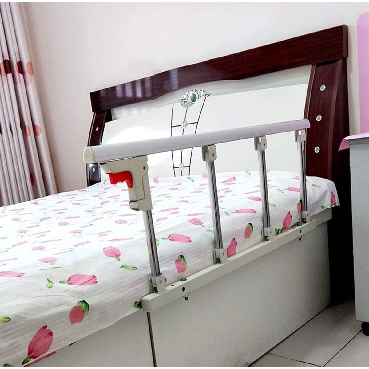 Folding Bed Guardrail Bed Rail Safety Assist Handle Bed Railing Guard Rails For Elderly Bedridden Pregnancy