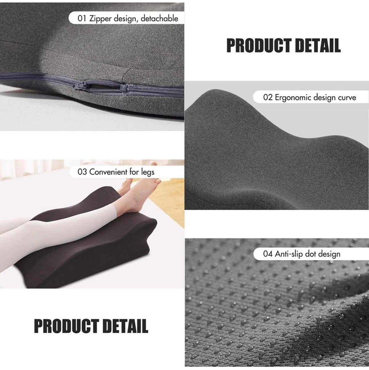 Multifunctional Lying Pillow, Lumbar Support Pillow, Wedge Pillow, Relaxing Cushion For Sitting Reading