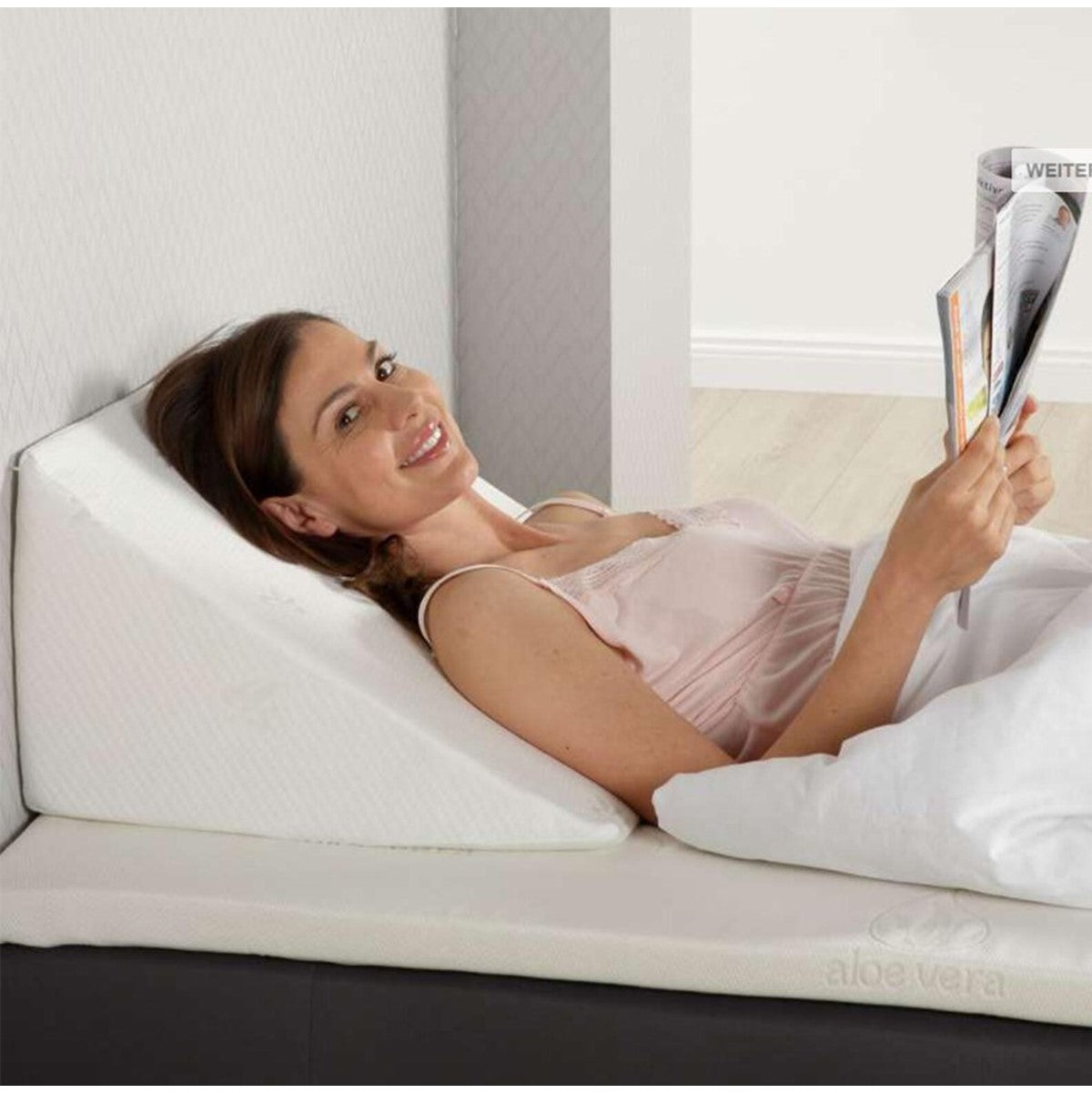 Big Wedge Pillow Leg Elevation Reading Pillow Back Support Wedge Pillow Prevent Acid Reflux Waist Protection Pillow
