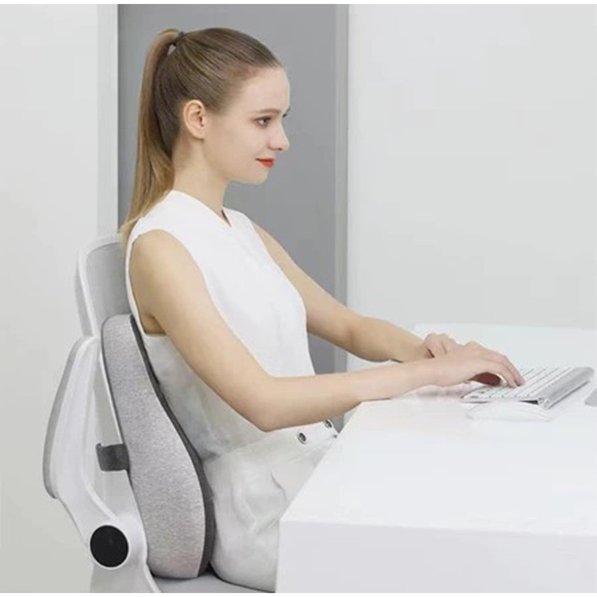 Memory Foam Back Lumbar Support Seat Cushion Pad Pillow