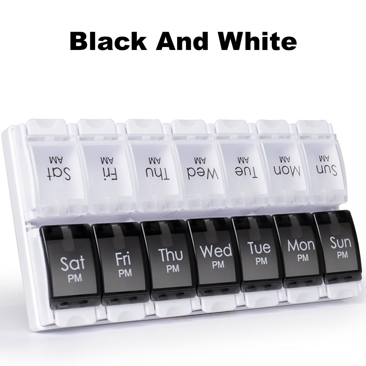 Medicine Case Box Weekly Pill Organizer Box Reminder And Planner Portable Pill Box