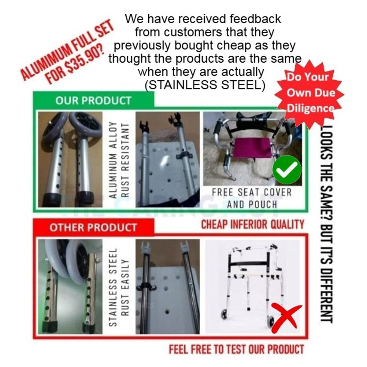 3 in 1 Adjustable Foldable Elderly Walking Frame Toilet Support with Shower Board and Wheels