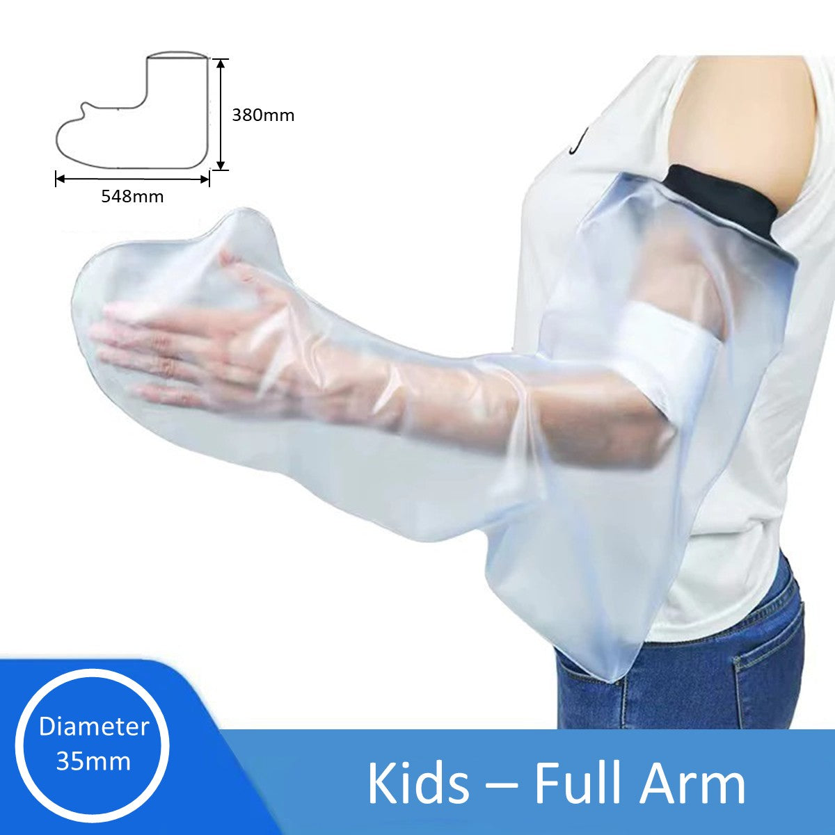 Waterproof Shower Protector For Foot/Leg/Hand/Arm Cast Shower Protection Shower Cover (Adult/Kids/Child)