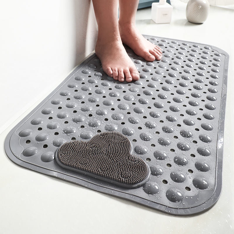 PVC Anti-Slip Suction Cup Home Living Toilet Bathroom Floor Mat