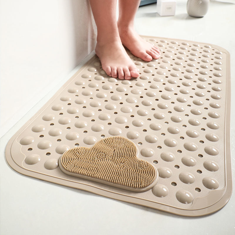 PVC Anti-Slip Suction Cup Home Living Toilet Bathroom Floor Mat