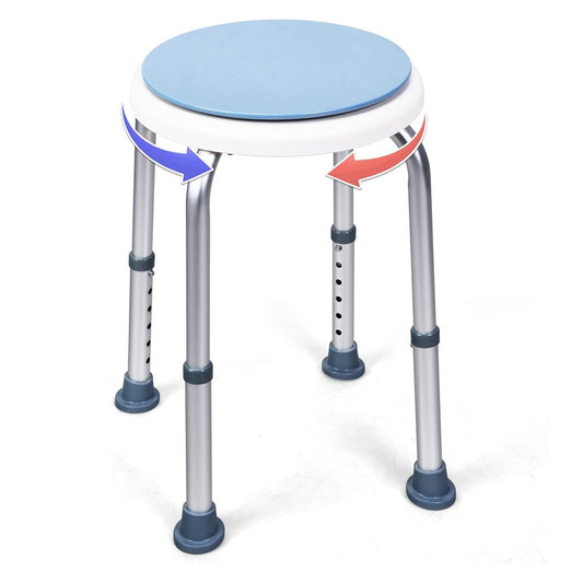 Rotate Shower Chair 360° Rotating Shower Chair/Adjustable Shower Stool Tub Chair And Bathtub Seat Bench