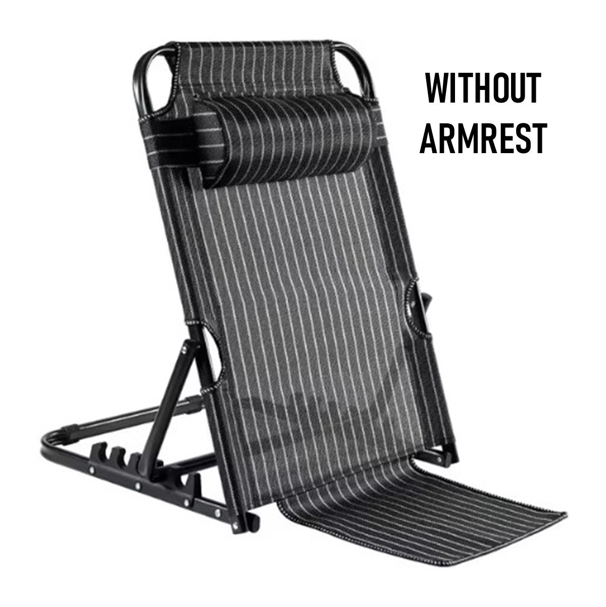 Foldable Reclining Backrest with Armrests