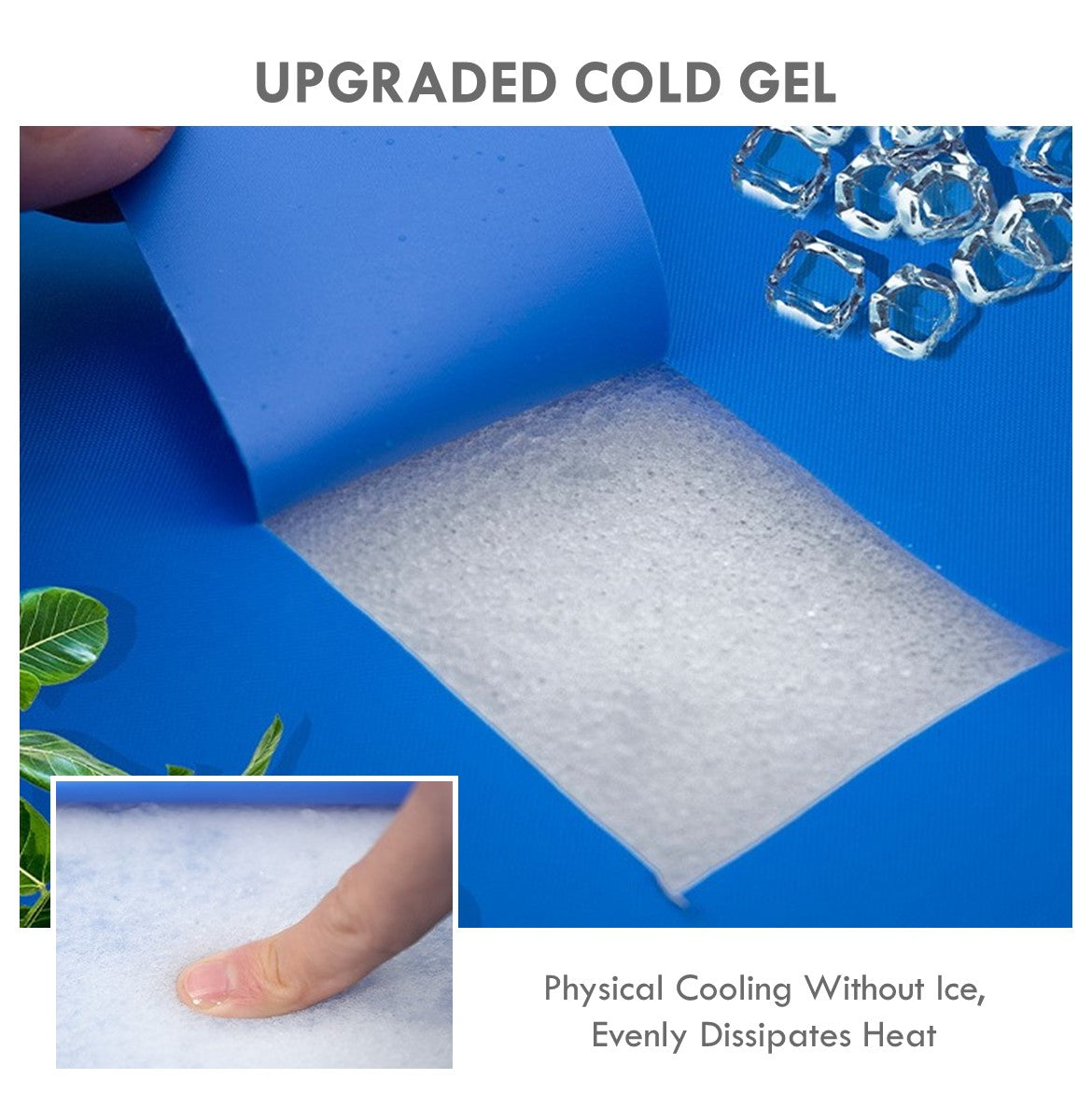 Cooling Gel Pad Reusable, Soft & Pressure Relief