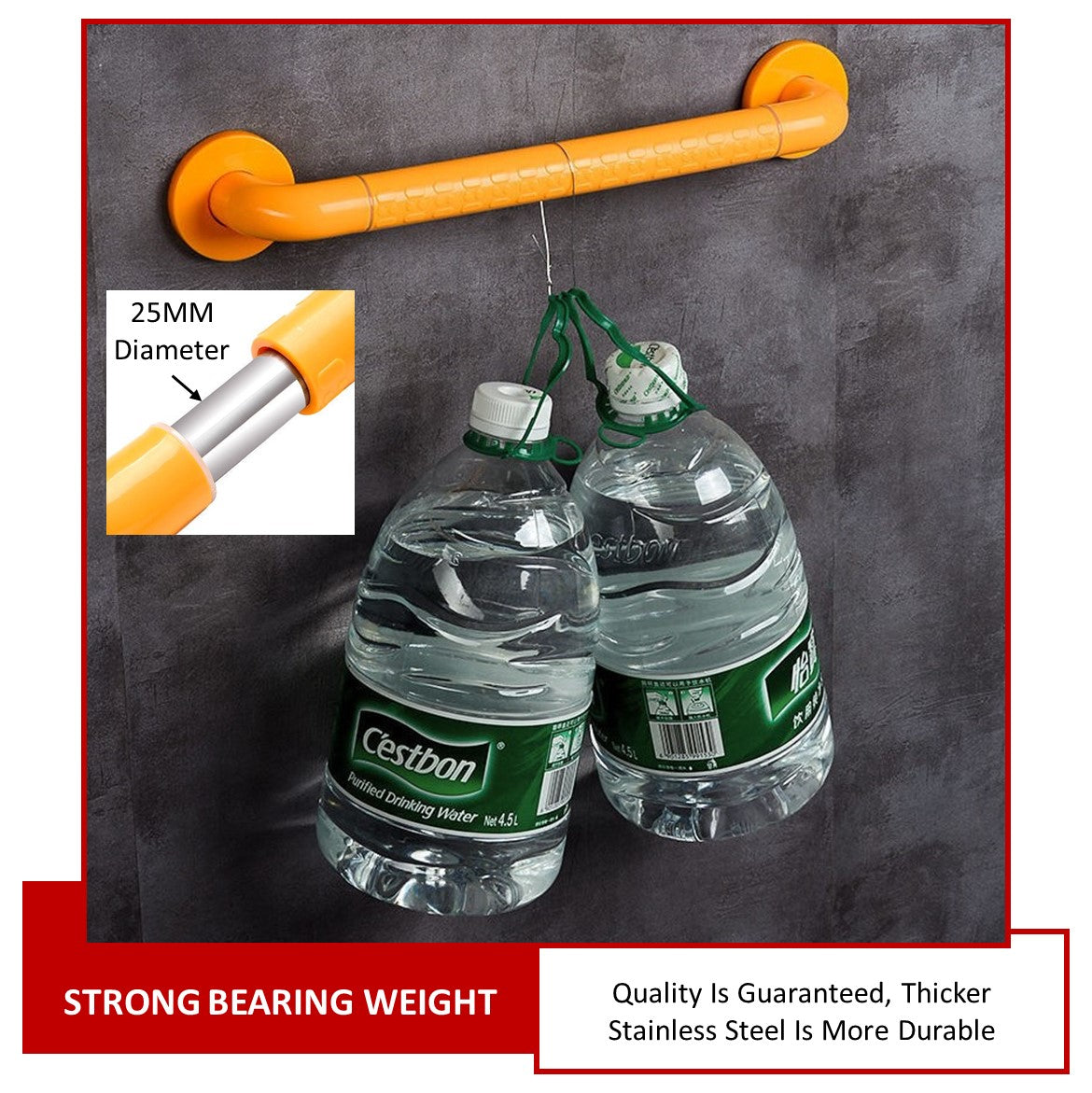 Safety Handle Bar with Luminous Effect
