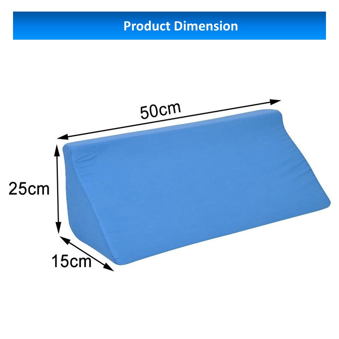 Triangular Nursing Pillow Turning Pad with Cooling Gel