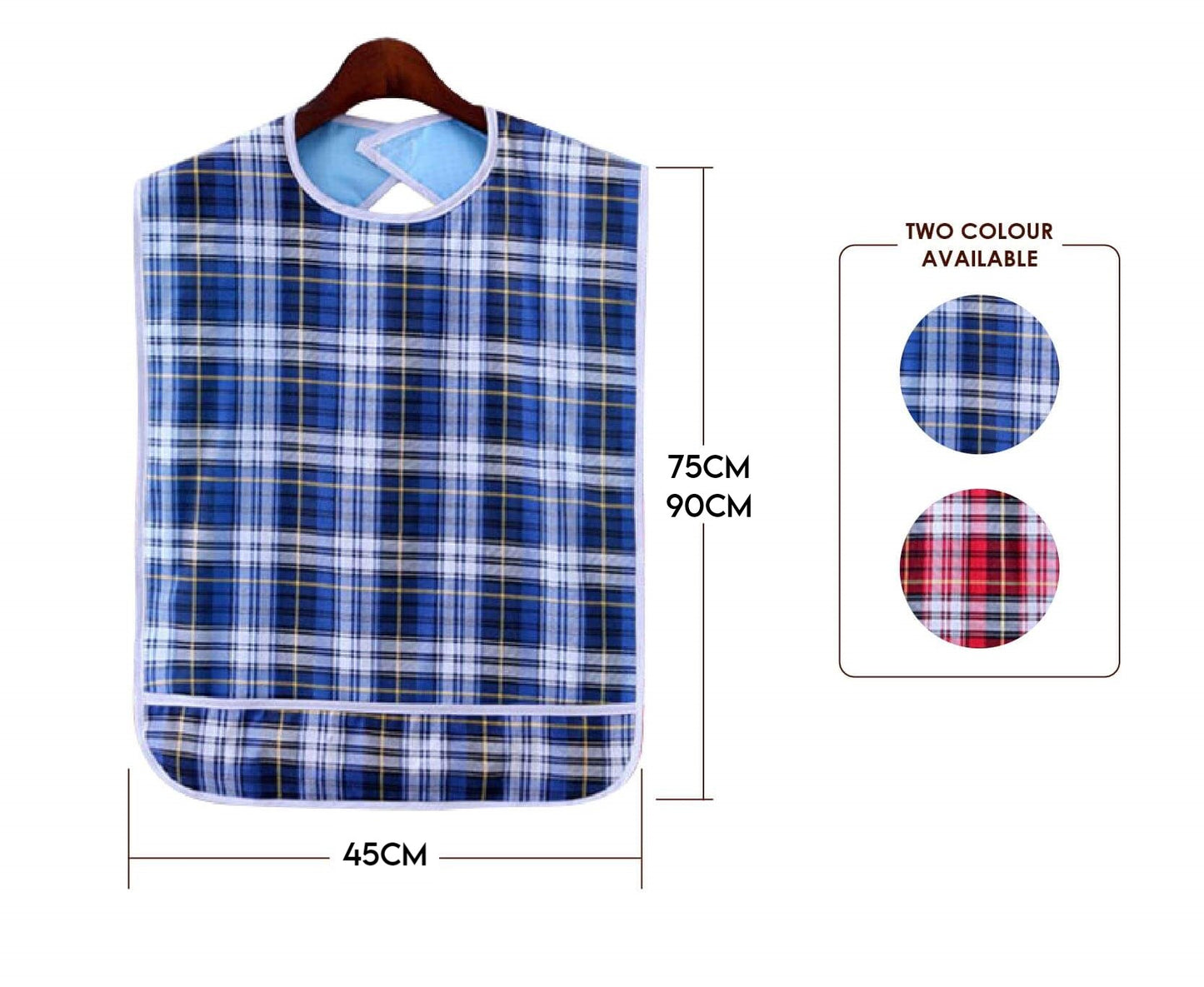 Washable Reusable Adult Bib