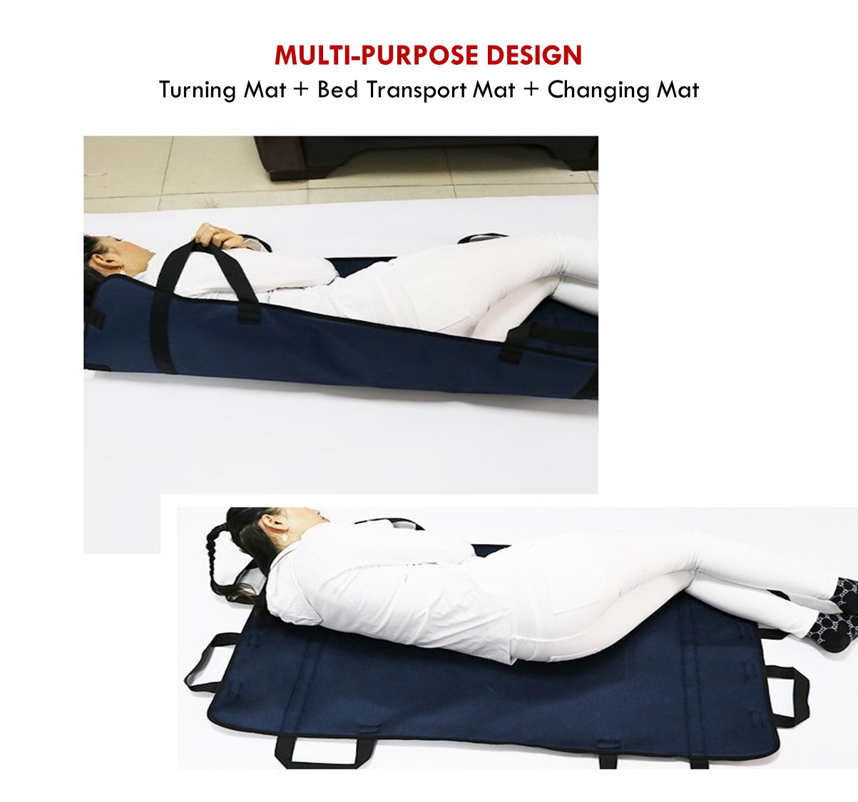 Transfer Pad with Handles for Elderly Patients