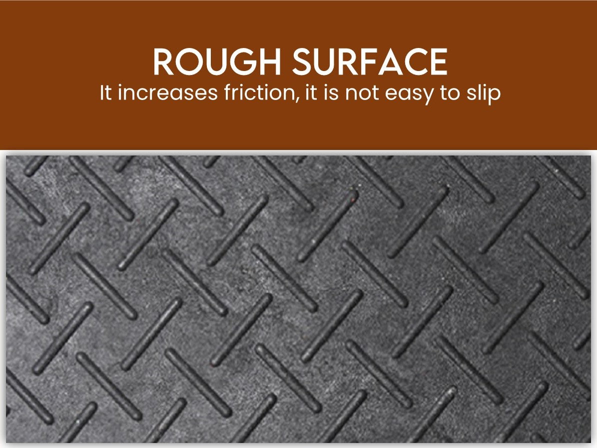 Portable Solid Rubber Ramp for Wheelchairs / Toilet Chairs and Accessibility