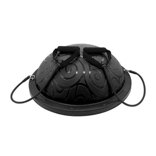 Non-Slip Bosu Ball For Home Balance Training / Fitness Exercise Ball With Resistance Bands