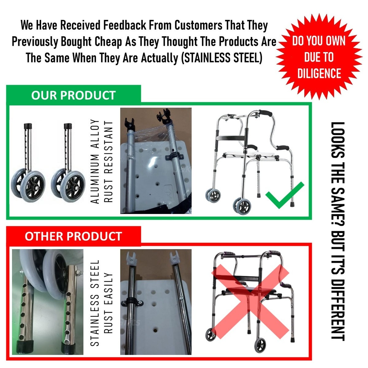 3 in 1 Adjustable Foldable Elderly Walking Frame Toilet Support with Shower Board and Wheels