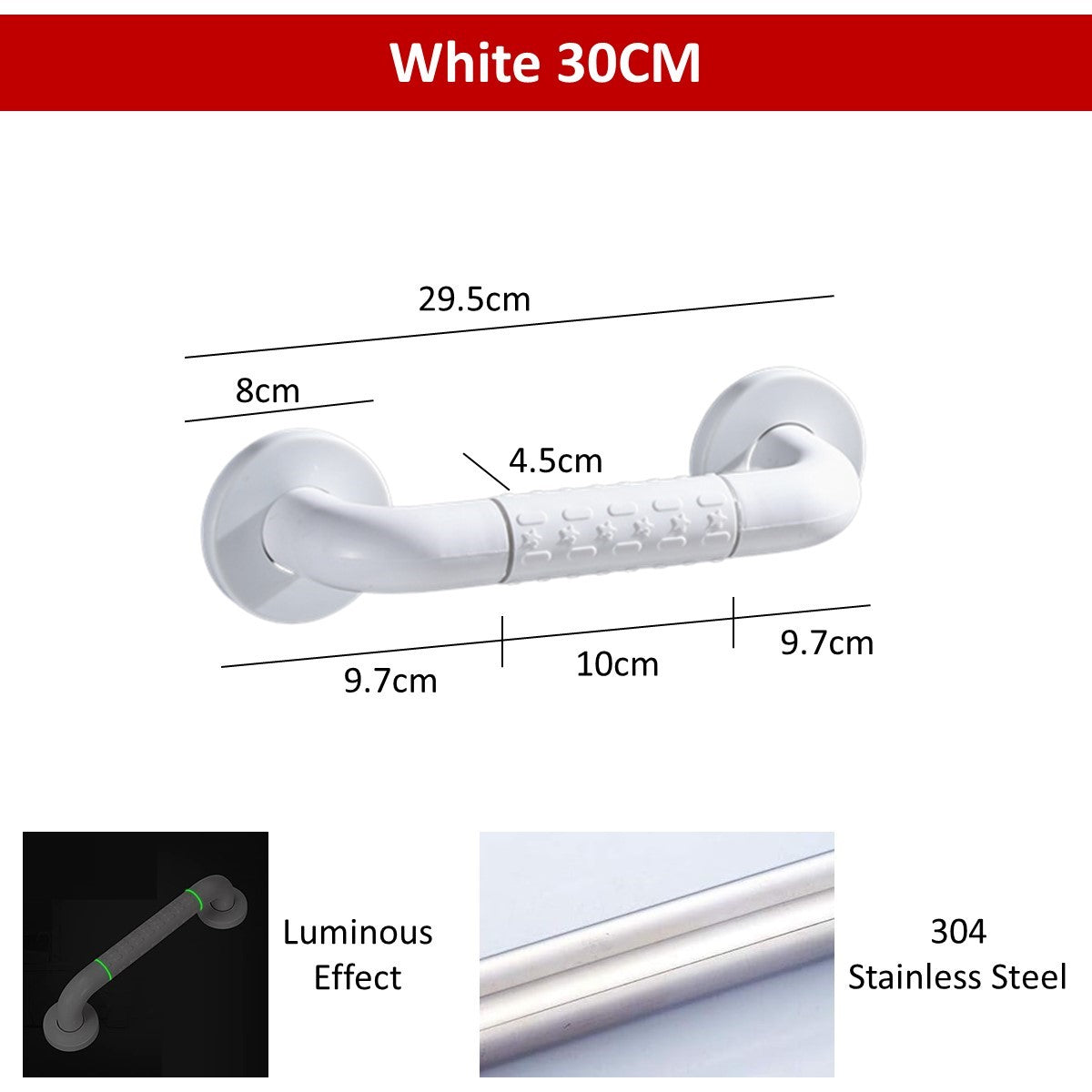 Safety Handle Bar with Luminous Effect