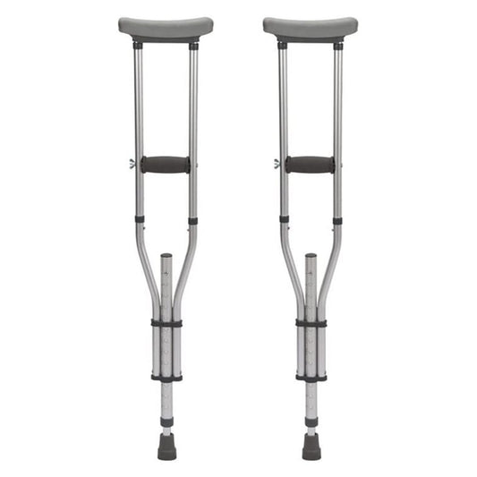 Foldable Underarm Crutches With Height Adjustment (A Pair)