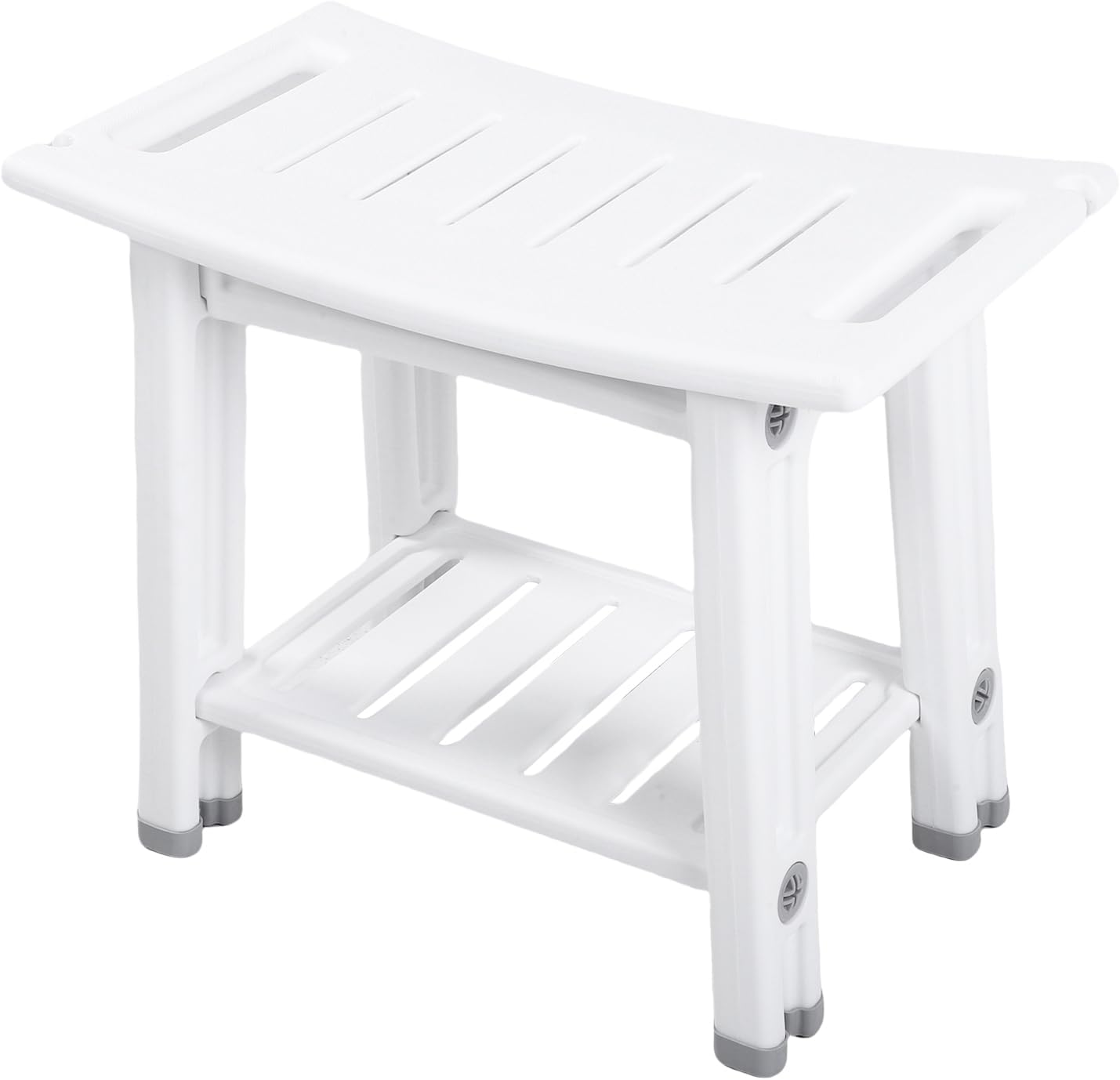 Anti-Slip Shower Chair with Backrest for Elderly, Pregnant & Disabled Users – Safe Bathroom Bath Stool