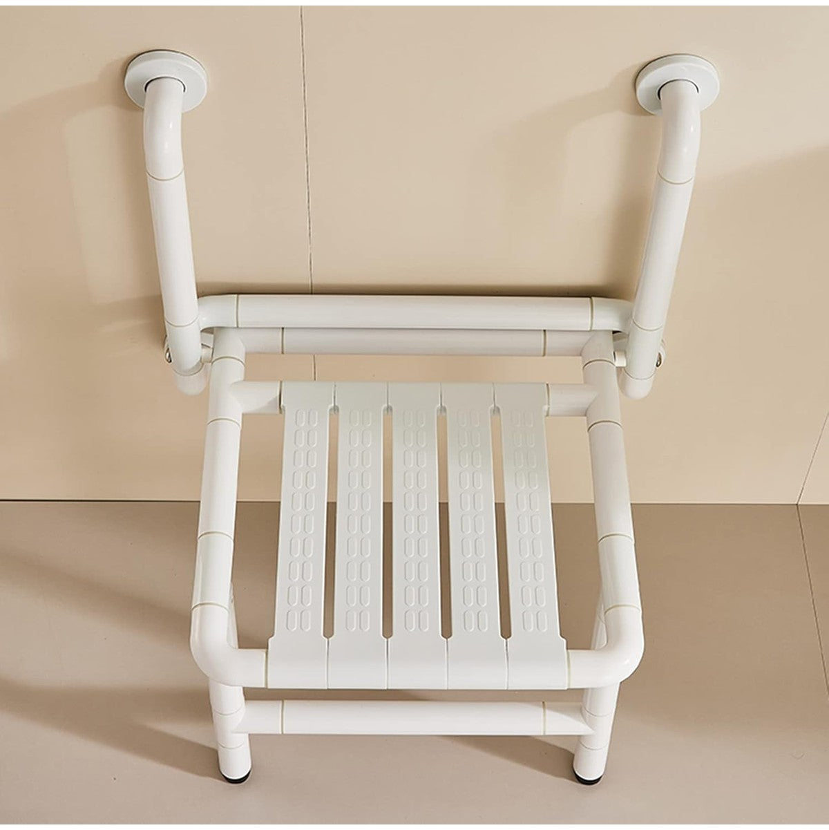 Wall Mounted Folding Shower Seat For The Elderly, Wall Mounted Shower Stool, Bathroom Safety Chair With Legs