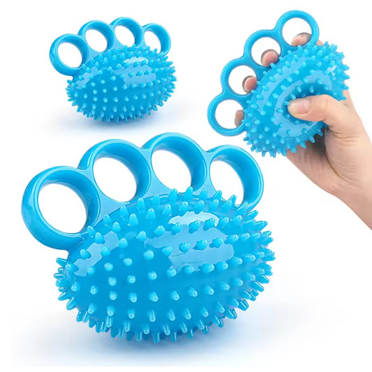 Hand Grip Strength Ball Spiky Massage Ball Muscles Hand Finger Strengthener Exercise Relax Stress Relief Squishy