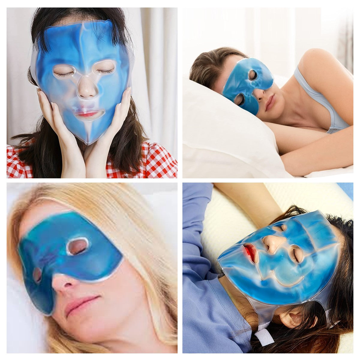 Cooling Ice Refreshing Reusable Gel Eye Mask Gel Face Mask