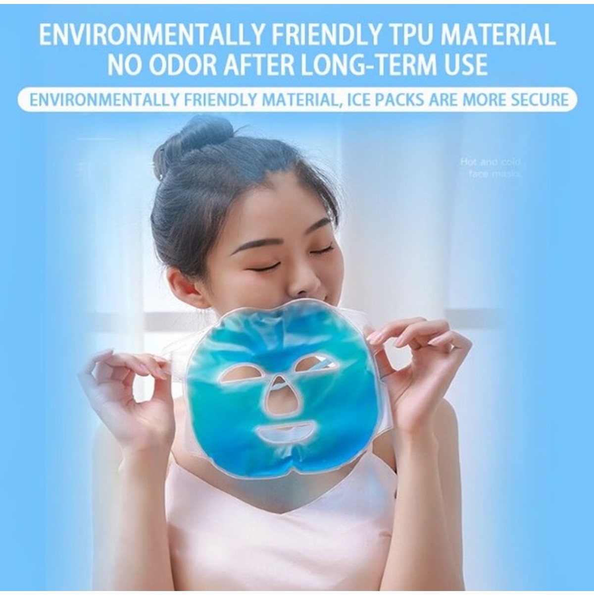 Cooling Ice Refreshing Reusable Gel Eye Mask Gel Face Mask