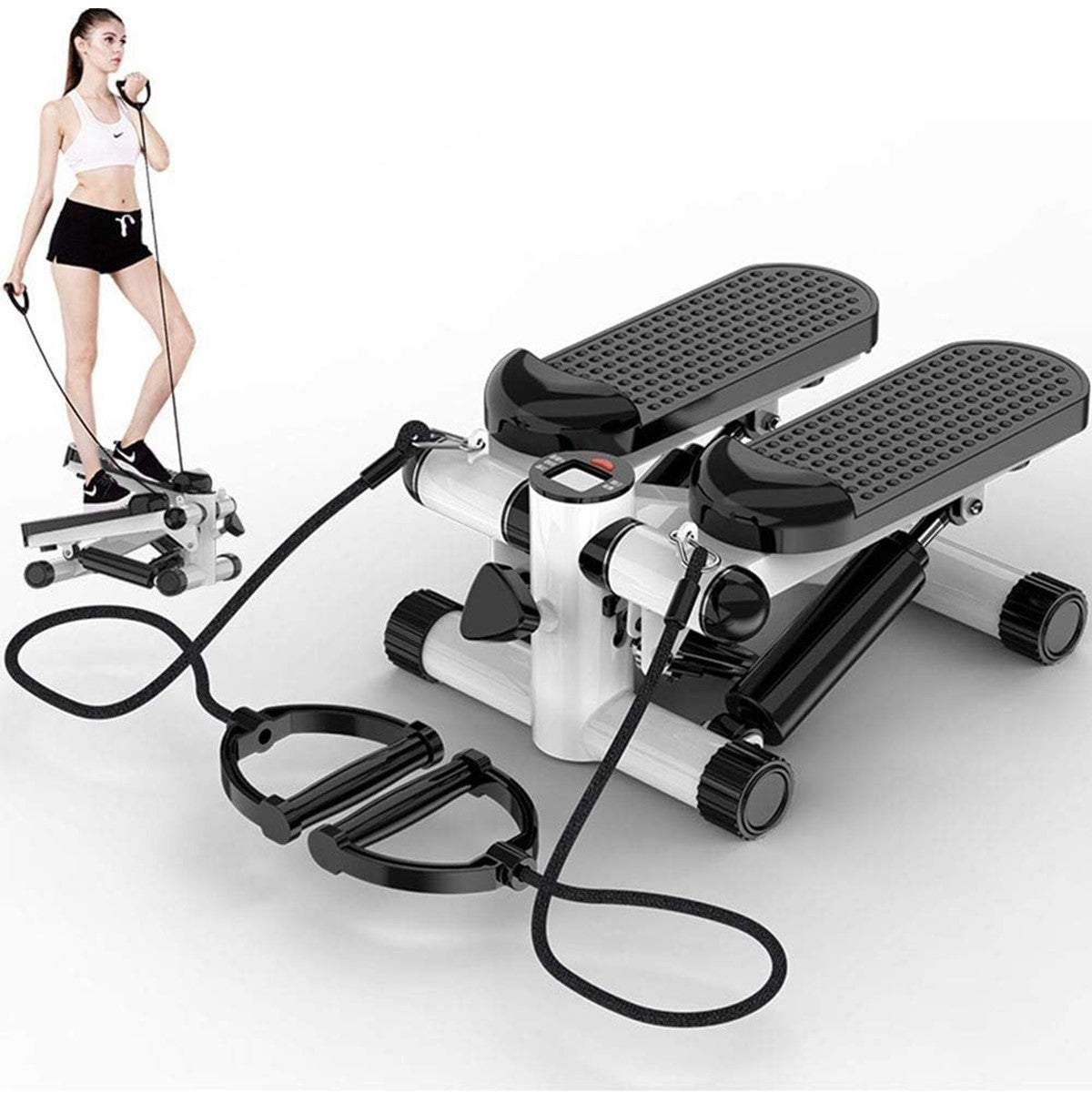 Mini Stepper With LCD Monitor Portable Fitness Exercise Equipment –  TheCaringHut