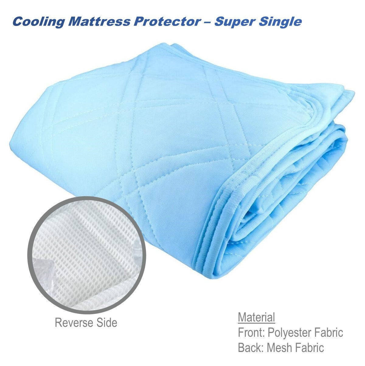 Cooling Double Sided Mattress Protector Pad
