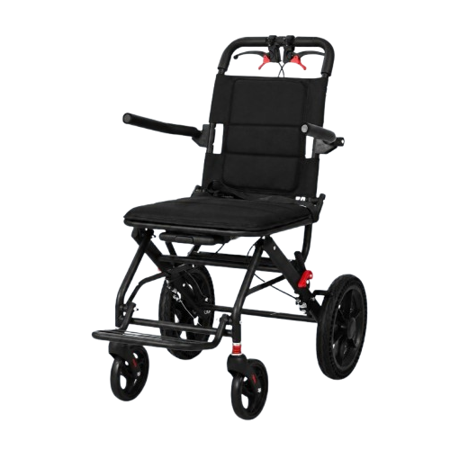 Folding Wheelchair Lightweight Folding Wheelchair for the Elderly Easy to Carry