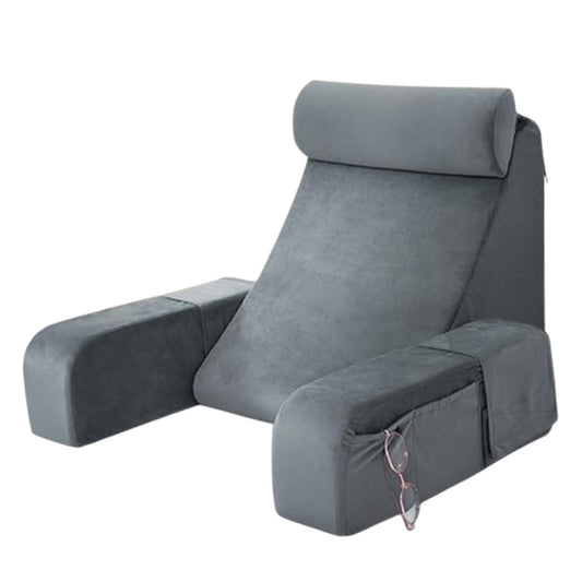 Back Pillow With Armrests, Ergonomic Back Support Cushion For Bed Chair, Back Cushion For Watching TV/Reading/Resting