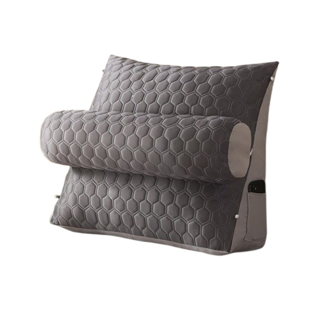 Cooling Ice Silk Latex Wedge Cushion Sofa Cushion Bolster Pillow Bedding