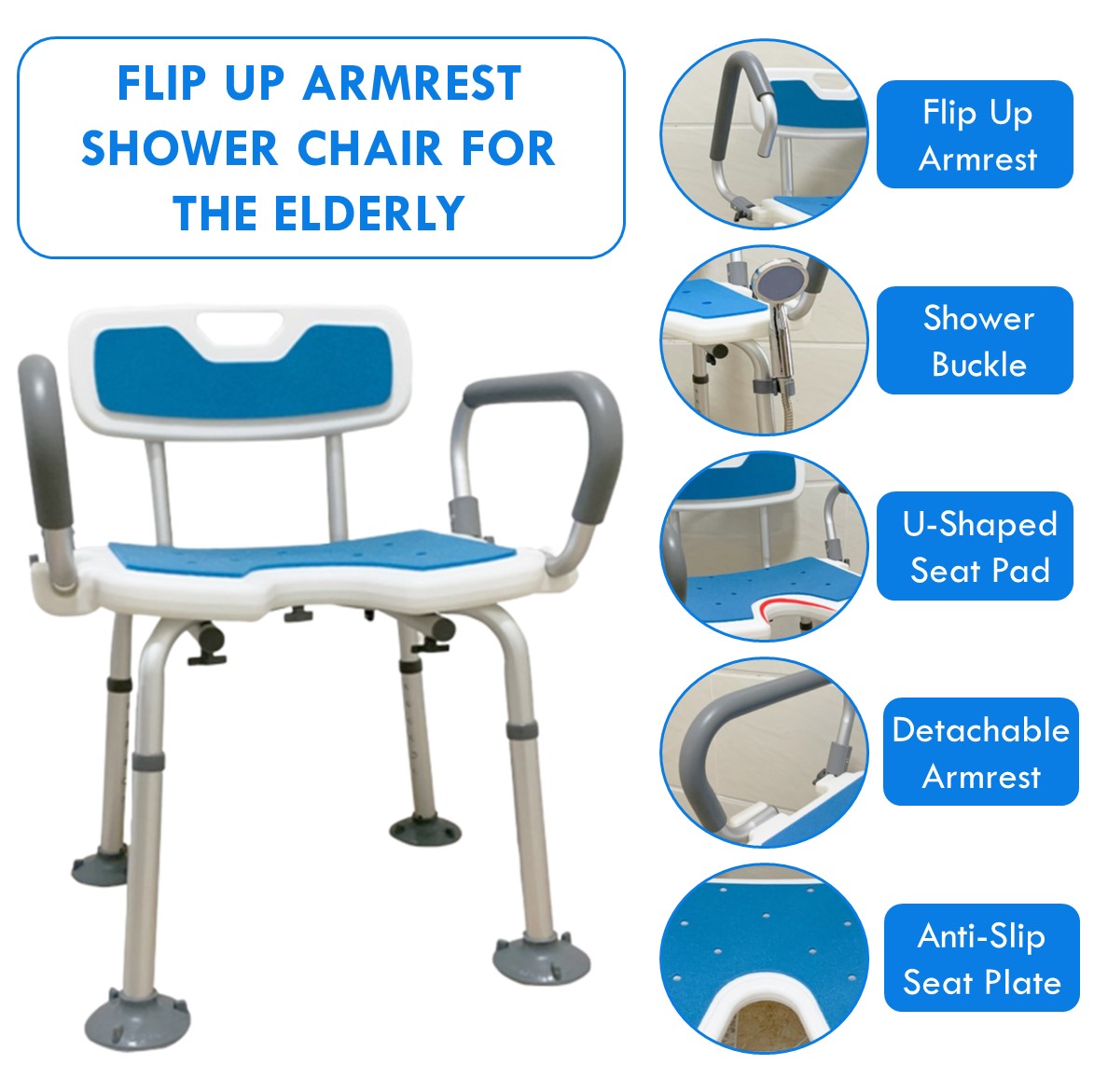 Shower chair best sale for elderly medicare