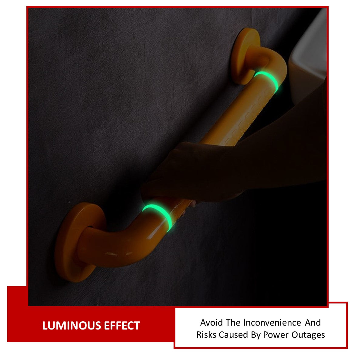 Safety Handle Bar with Luminous Effect