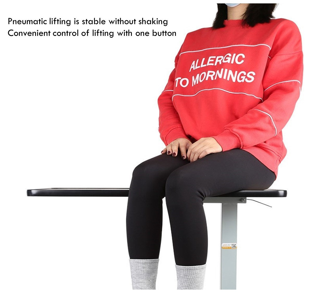 Mobile Adjustable Wheelchair Patient Dining Hospital Ward Bedside Nursing Table